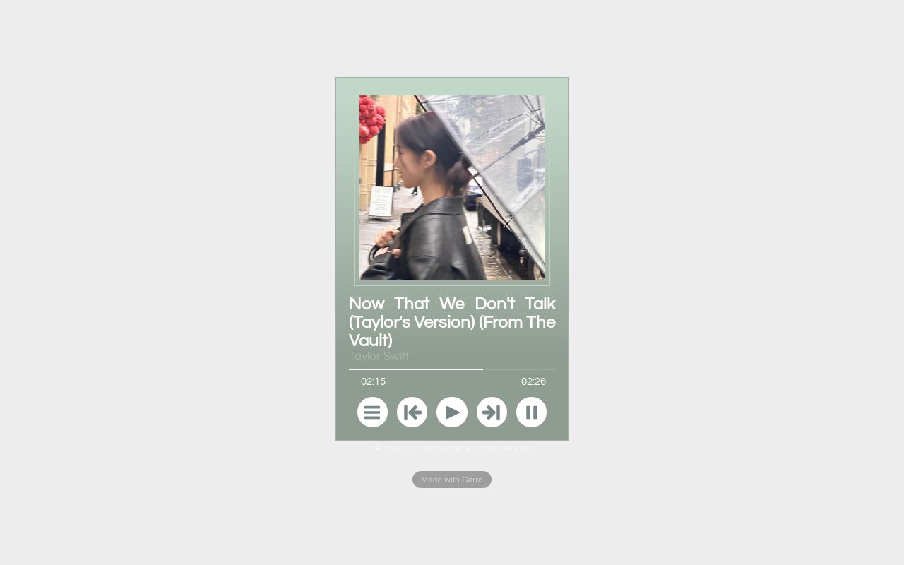 Carrd profile picture for @methodical